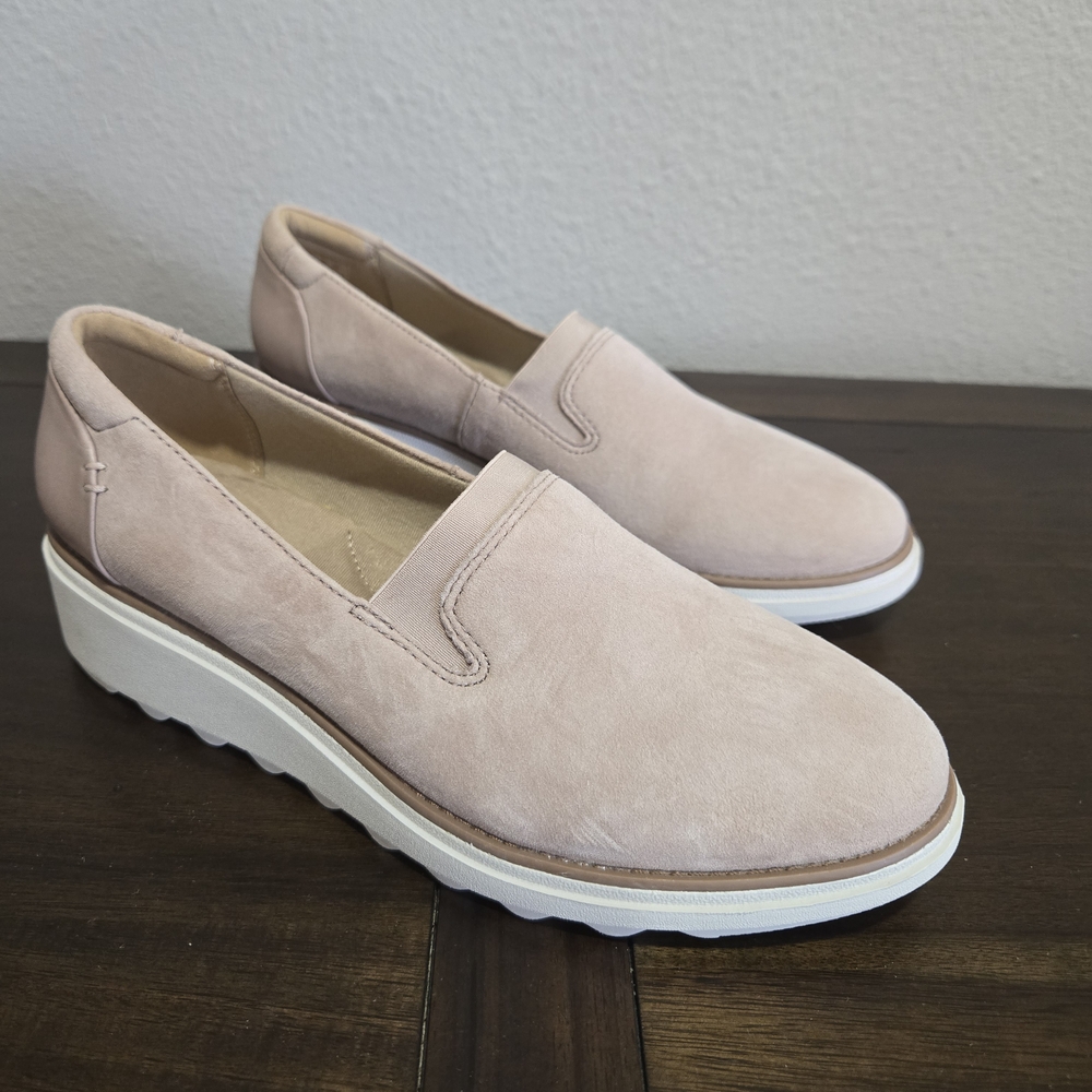 Clarks Women's Pink Slip-On Shoes